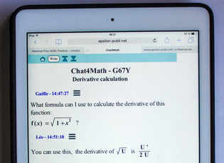 Chatter avec des formules mathematiques